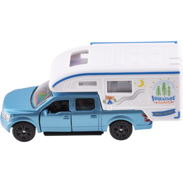 Siku vehicle model Ford F150 Pick-Up Camper