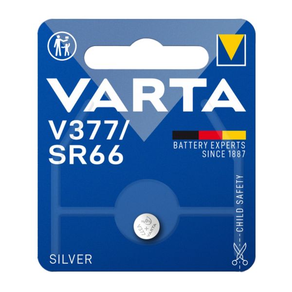 VARTA ghtech-Lithium-Knopfzelle, Silver Coin, Uhrenbatterie