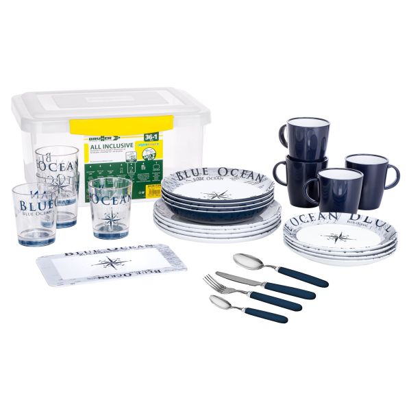 Tableware Set Blue Ocean