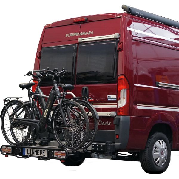 Linnepe Fahrradträger GiroVan für Fiat Ducato - Überhang 1380 mm -