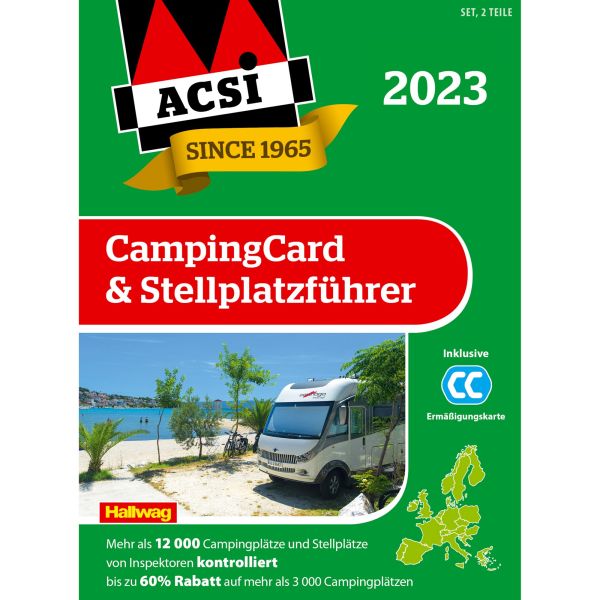 ACSI CampingCard & Stellplatzführer 2023