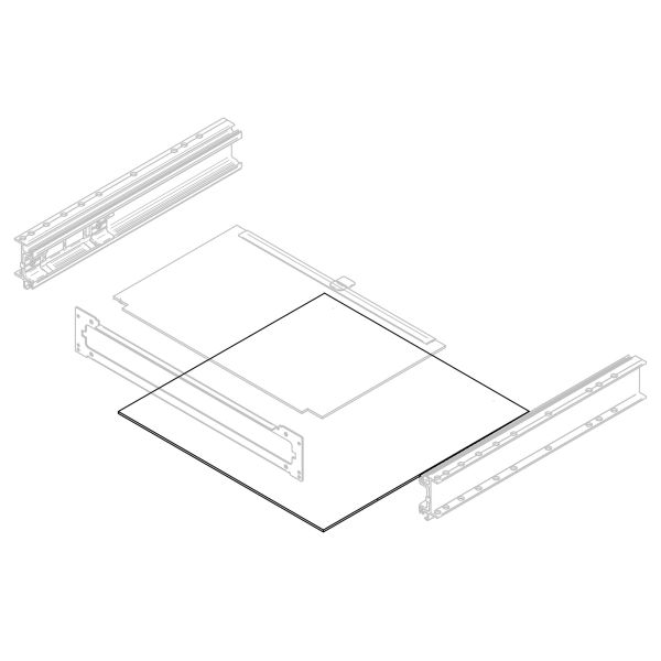 Thule Untere Gehäuseplatte Slide-Out Step V16 Ducato, 550