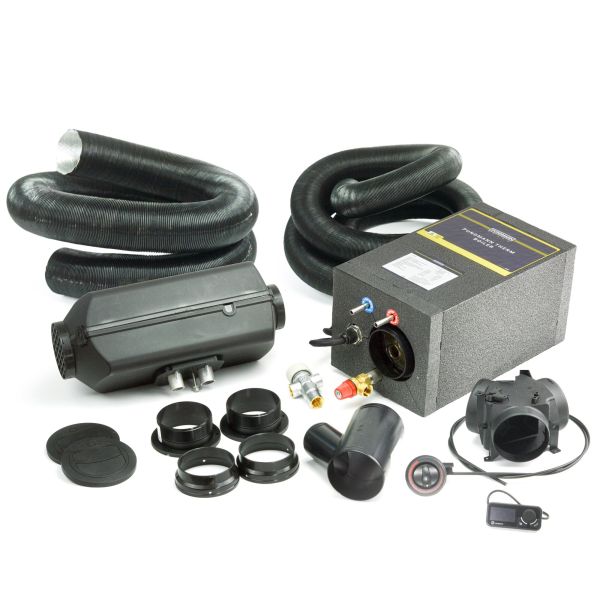 Pundmann Warmduscher-Set mit 4 kW Standheizung 6 L, 230 V / 500 W, Air 4D