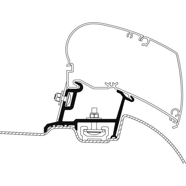 Thule Adapter für Mercedes Sprinter, Set