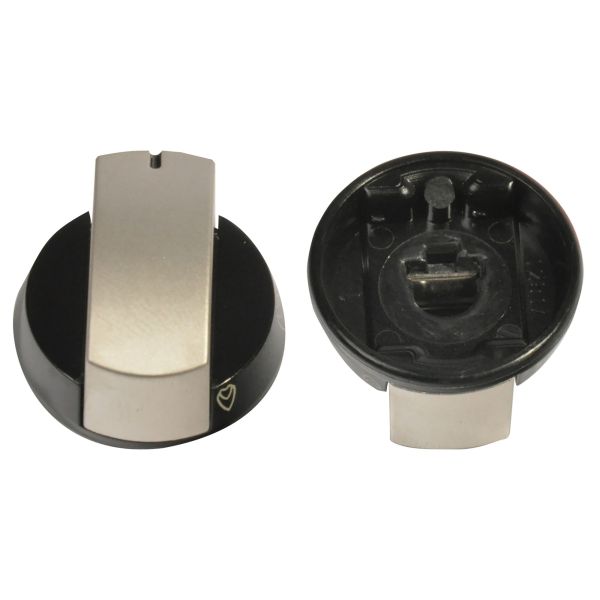 Control Knob, silver, for Dometic hob HB 2325 and HB 3400