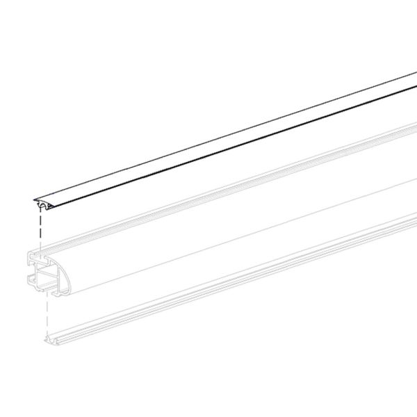 Thule Gummiprofil für Querträger Roof Rack Ducato, 25 mm