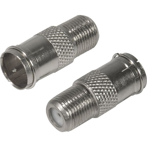 Quick-Adapter für F-Stecker und F-Kompressionsstecker 7 mm 2Stück