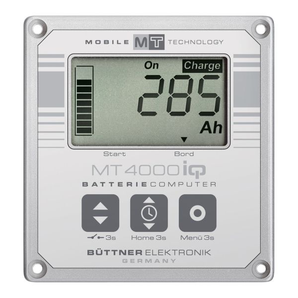 Büttner Elektronik Büttner MT 4000iQ Batterie-Computer mit 400 A-Shunt silbergrau