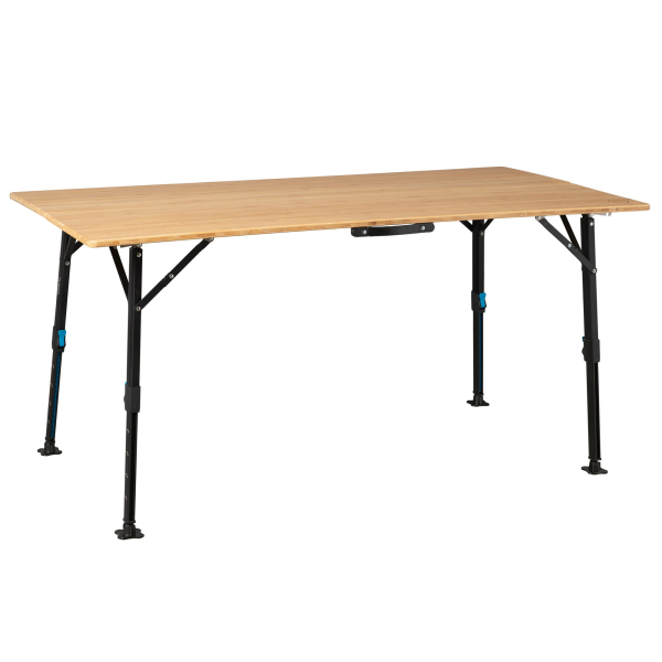 Bambus Campingtisch höhenverstellbar 140x72x70cm