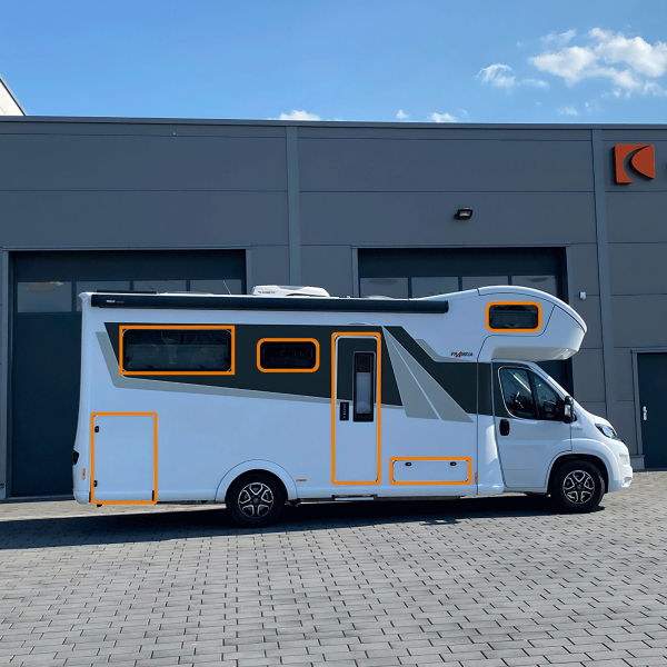 Caratec Zusatz-Funksensor, schwarz für Alarmanlage Secure