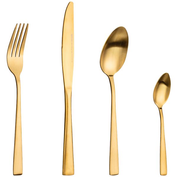 Gimex Besteckset Gold
