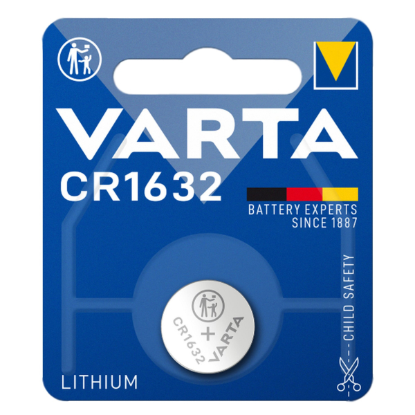 VARTA ghtech-Lithium-Knopfzelle, Lithium Coin CR1632