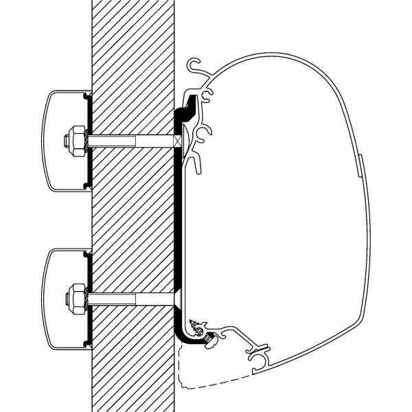 Thule Flat-Adapter zu TO Serie 5 und 8