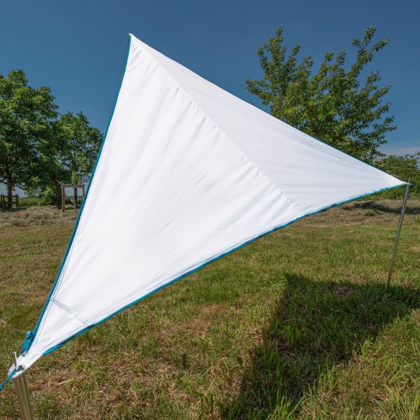 Bent Sonnensegel „Zip Canvas" Caribbean weiß