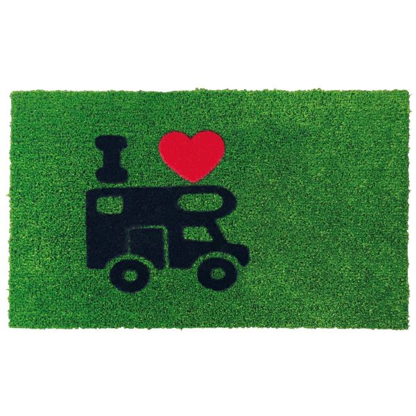 Door Mat Green Flock