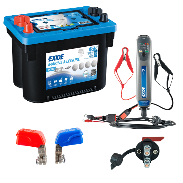 EXIDE PowerSet Dual AGM EP 450