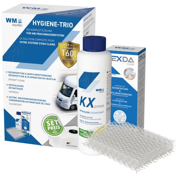 WM Aquatec Hygiene-Trio für Tanks bis 160 Liter