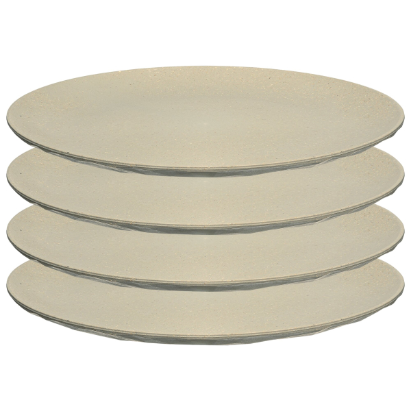 Koziol Organic Camping Teller Set 4-tlg. - Sand