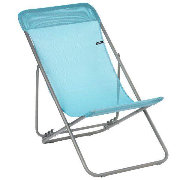 Lafuma sun lounger Transatube light blue