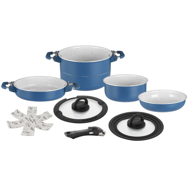 Kochtopf-Set Carezza Magnetogrip 7+1