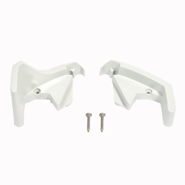 Lead Rail End Caps Thule Omnistor 6200, White, Set Left + Rright