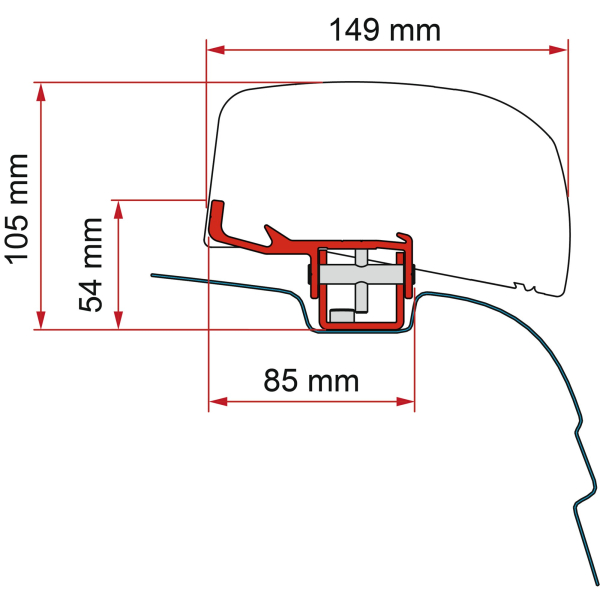 Fiamma Kit F40van VW T5/T6