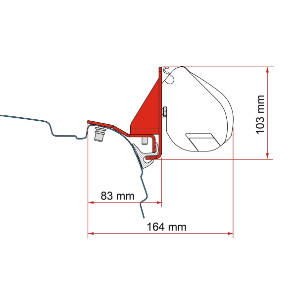 Fiamma Kit VW T5/T6 Multirail Reimo