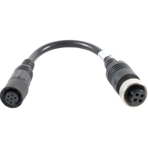 Adapter Camera, 4-pole mini DIN to 4-pole mini threaded coupling to 4-pole metal threaded coupling
