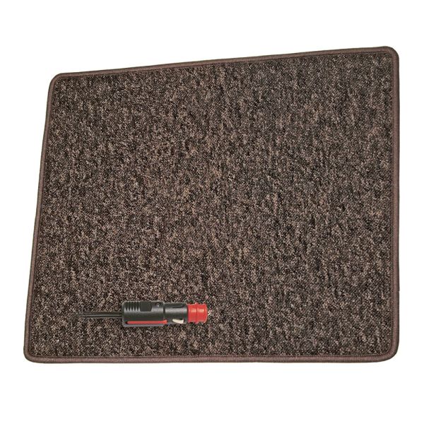 Pro Car Heizteppich 12 V – Dunkelbraun – 60 x 40 cm