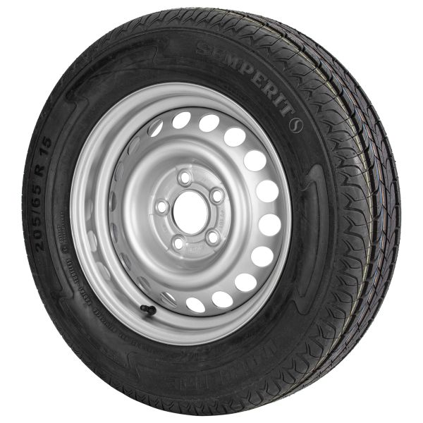 Kargomax Premium spare wheel 205/65 R15 XL Wheel 5 1/2 J x 15 #1516-1 ET 30 Ball nut