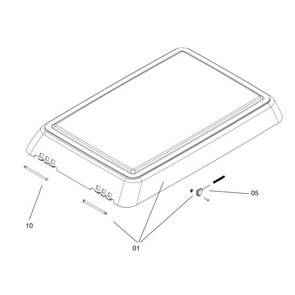 Dometic Midi-Heki Style Glasrahmen kplt. inkl. Glas