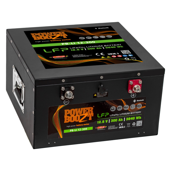 PowerBoozt PB-Li 12-300 Lithium-Batterie, 12,8V, 300Ah