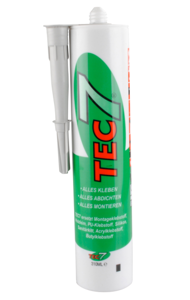 TEC7 lichtgrau Klebe- und Dichtmittel 310 ml