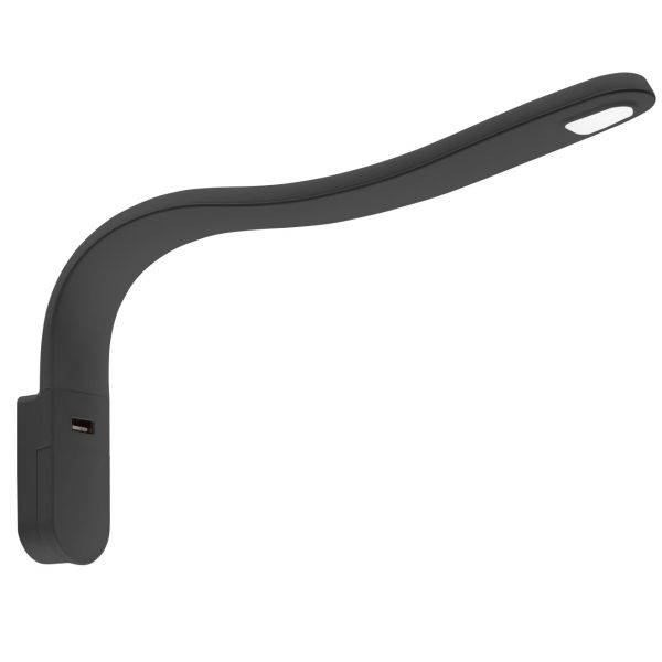 Dimatec LED gooseneck light type S black