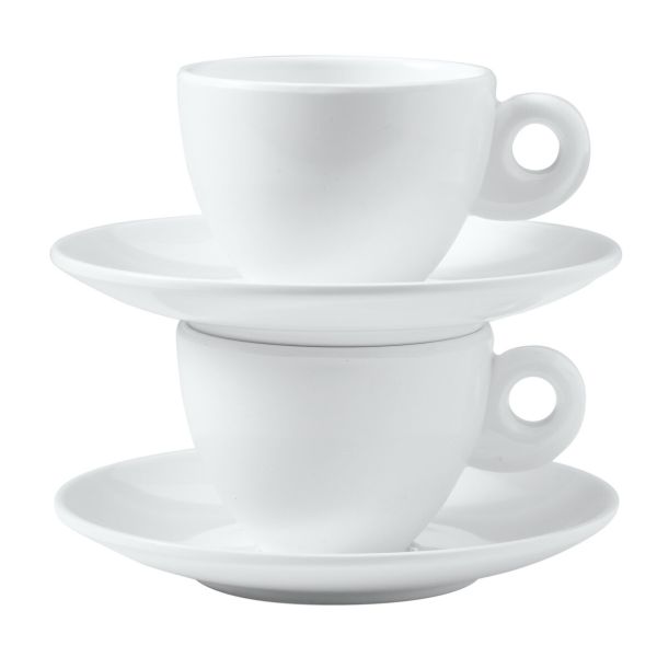 Gimex Espresso-Set Quadrato Edelweiss