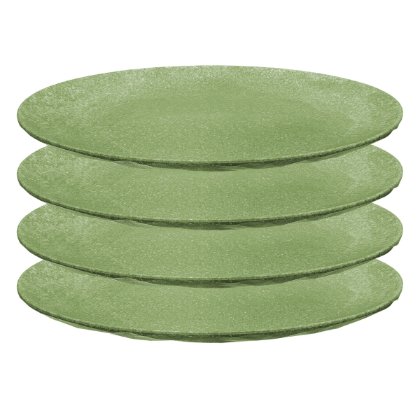 Koziol Organic Teller-Set 4-tlg. - Grün