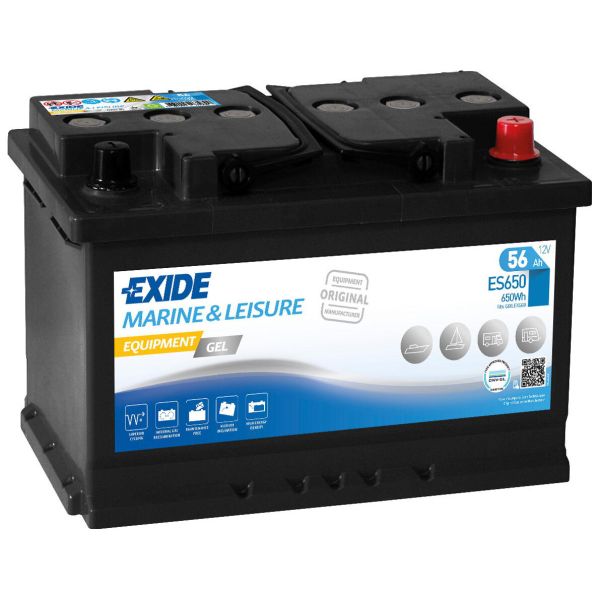 EXIDE Equipment Gel ES 650