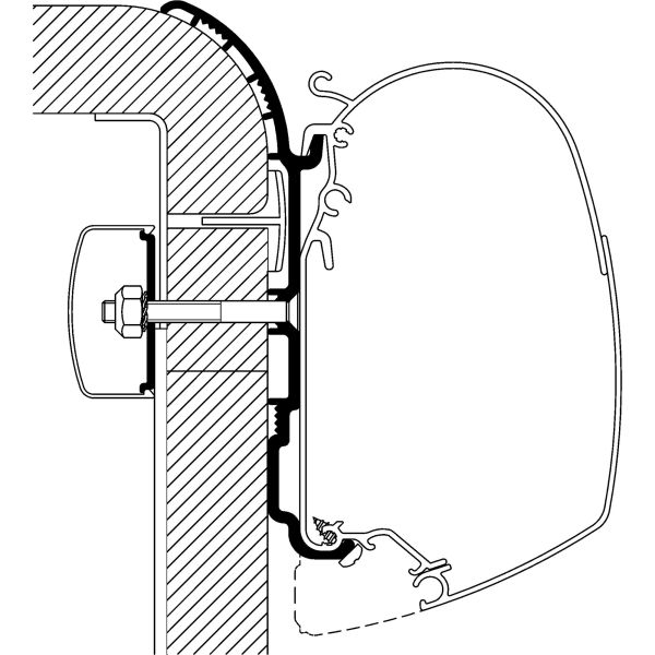 Thule Adapter Bürstner Set