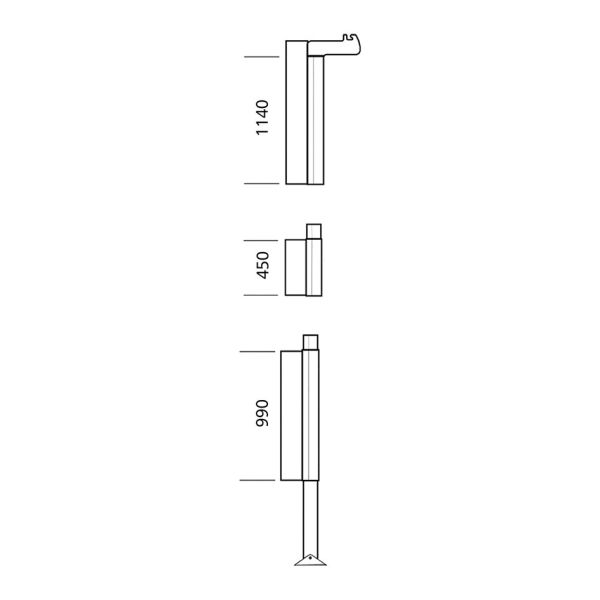 Mast Profile Thule Residence / Panorama, Left