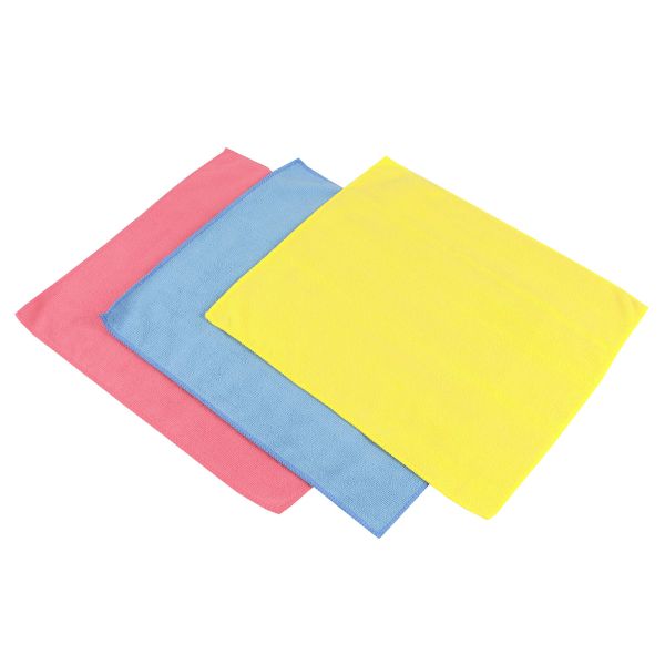 Weyer microfiber cleaning cloths pack of 3