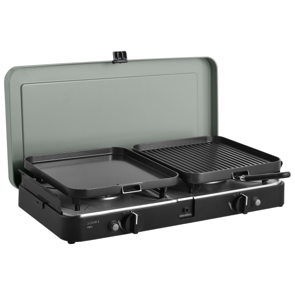 CADAC 2 Cook 3 Pro Deluxe - Campingkocher Gasgrill Kombi. 50 mbar