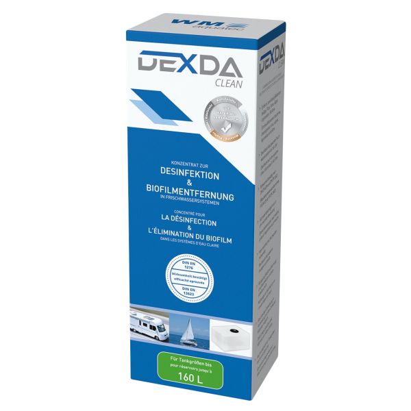 WM aquatec Dexda Clean Desinfektionsreiniger für Tankgrößen bis 125Liter(250ml)
