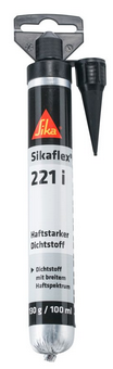 Sikaflex 221i 100 ml schwarz