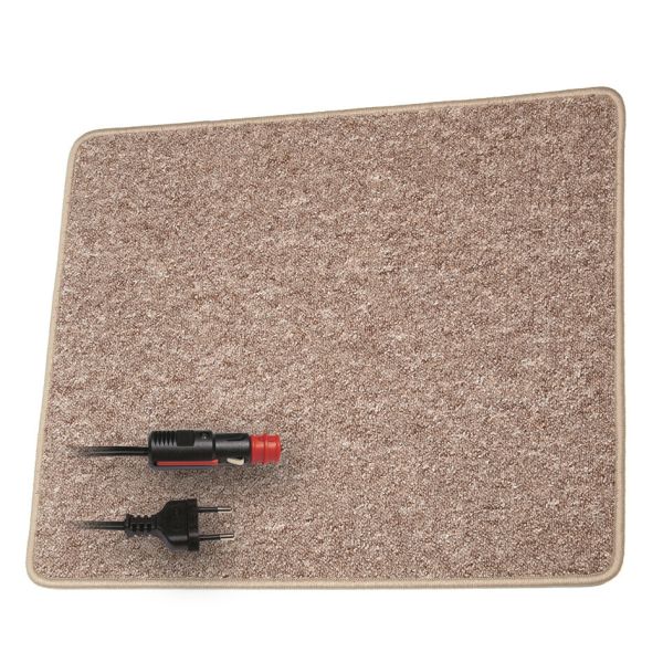 Pro Car Heizteppich 12 V – Hellbraun – 60 x 100 cm