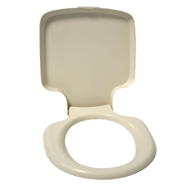 Thetford Porta Potti Qube 145/165/345/365 Toilet seat with lid gray-white