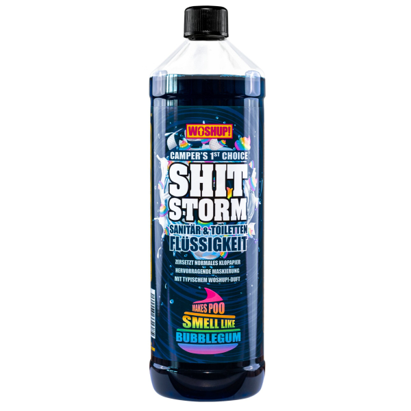 Woshup Shitstorm Toilettenzusatz Bubblegum