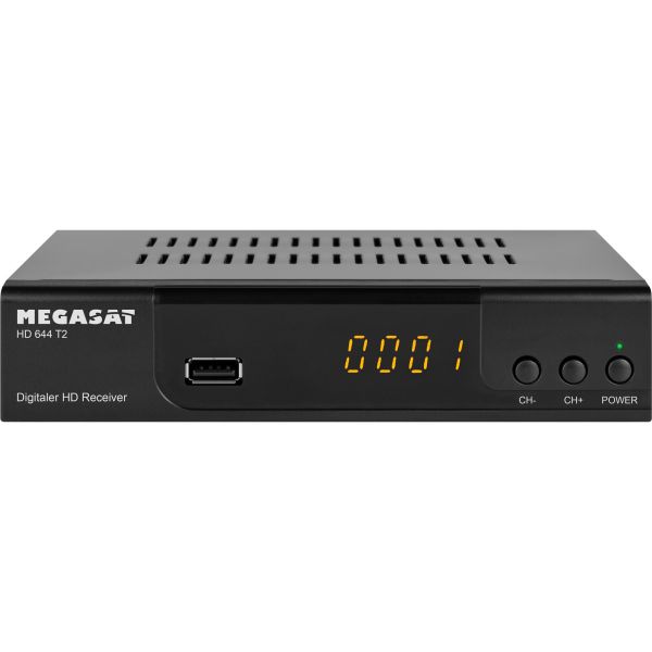 Megasat DVB-T-Receiver HD 644 T2, 12 / 230 Volt