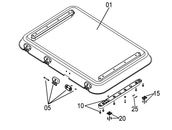 Glass without Add-On Parts