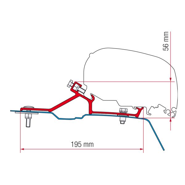 Fiamma Kit Renault Master H2 ab 2010