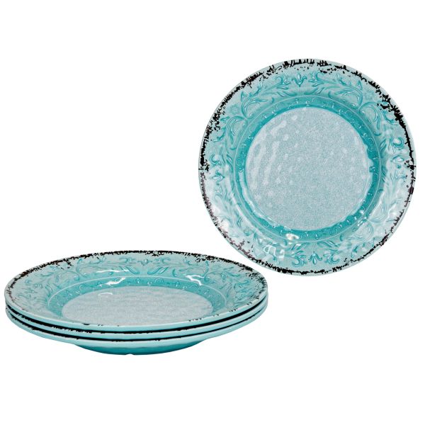 Gimex Stone Line Suppenteller-Set, 4er-Set, Opal